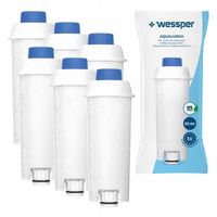 Lot de 6 filtres à eau Wessper pour cafetière DeLonghi ECAM Magnifica S 23.210.B