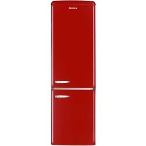 RÉFRIGÉRATEUR CLASSIQUE Réfrigérateur combiné AMICA AR8242R Rouge - Classe