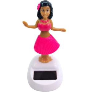 Figurines Décoratives à énergie Solaire - Style Hawaïen - Pour Voiture Ou Décoration - Multicolore Neuves