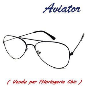 Lunette aviator transparent Cdiscount