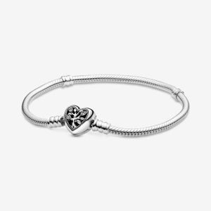 BRACELET - GOURMETTE Bracelet pandora 925 En Argent Sterling Moments Serpent Chaîne Bracelet Ajustement Original Charmes Bijoux À Bricol 21cm -GZ5424