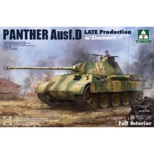 VOITURE À CONSTRUIRE Maquette char Panther Ausf. D Late Production avec