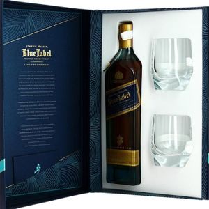 WHISKY BOURBON SCOTCH JOHNNIE WALKER Blue Label Blended De Luxe Whisky