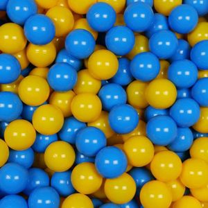 PISCINE À BALLES Mimii - Balles de piscine sèches 50 pièces - jaune, bleu