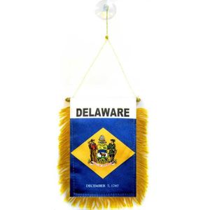 GUIRLANDE NON LUMINEUSE Fanion Delaware 15x10cm - Etat américain - USA - E