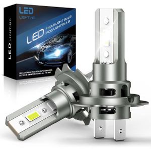 Ampoule phare - feu Ampoules H7 Led 22000Lm, [2023 Améliorer] 6500K Bl