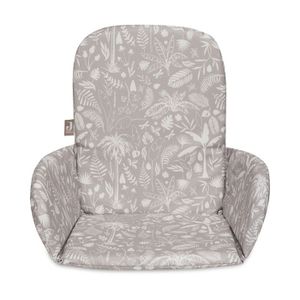 CHAISE HAUTE  Coussin réducteur chaise haute Botanical Nougat Gris - Jollein - Siège bébé - Confortable et sécurisé