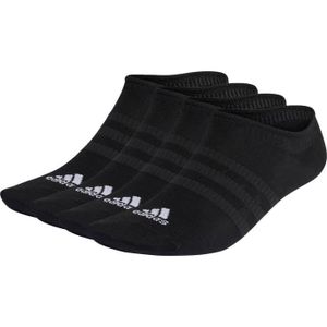 CHAUSSETTES adidas Thin and Light 3 Pairs Chausettes invisibles, Black-White, XS