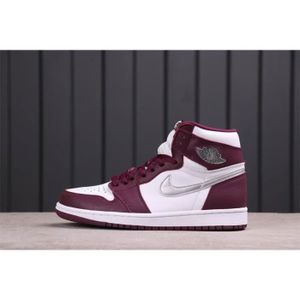 Air jordan 1 mid rouge et noir - Cdiscount