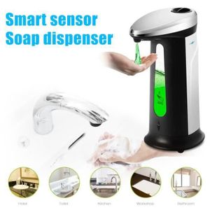 DISTRIBUTEUR DE SAVON SD01117-400 ml Distributeur de savon automatique sans contact capteur désinfectant pour les mains shampooing nettoyant