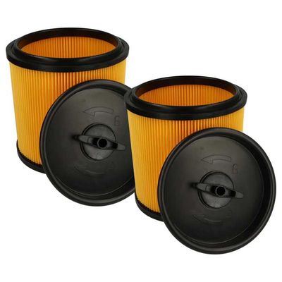 Vhbw Patronen-Filter Kompatibel Mit Thomas INOX 1220, 1520 Plus, 1530, 20/30 Professional – Rund, Gelb – Ersatz Für 787421 – Für Staubsauger, Saugroboter & Mehrzwecksauger