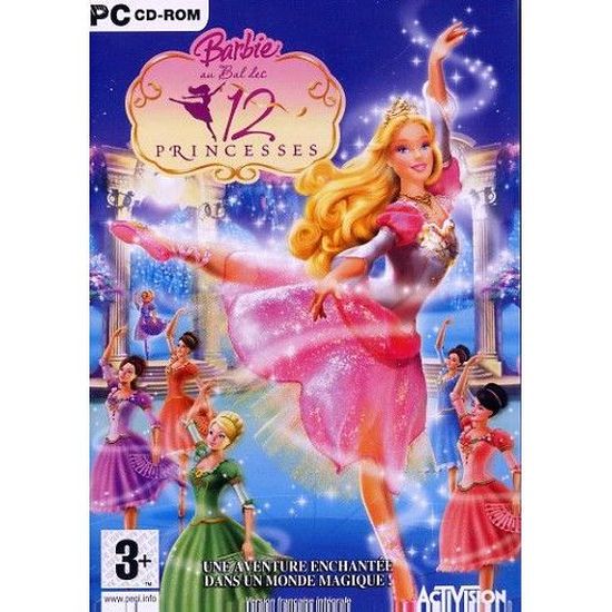 BARBIE AU BAL DES 12 PRINCESSES / PC CD-ROM - Cdiscount Jeux vidéo