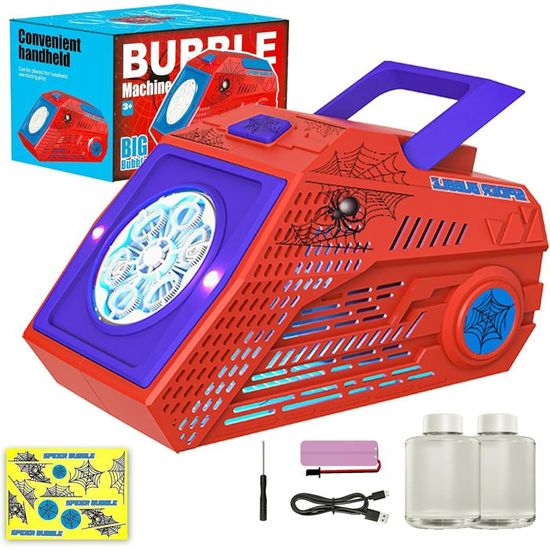 Machine à Bulles Automatique PANACARE - 13 Trous, Lumière LED, Musique, Rechargeable USB, Pour Enfants