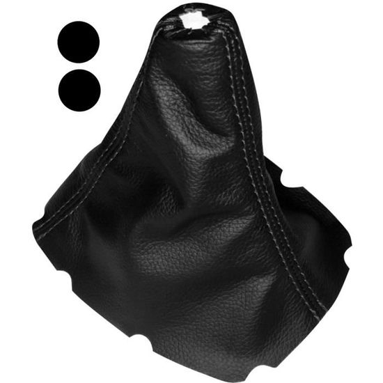 AERZETIX: Soufflet De Levier De Vitesse En Simili Cuir Rouge