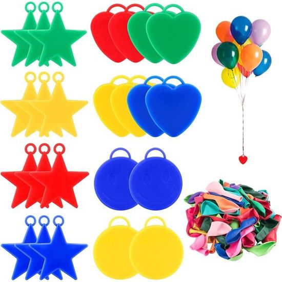 Lot De 100 Ballons Multicolores Paris Prix Pour Anniversaire