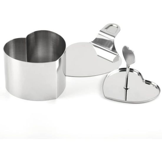 8 Pièces Cercle Patisserie 10.5cm Emporte Piece Rond, Cercle A Patisserie En Acier Inoxydable