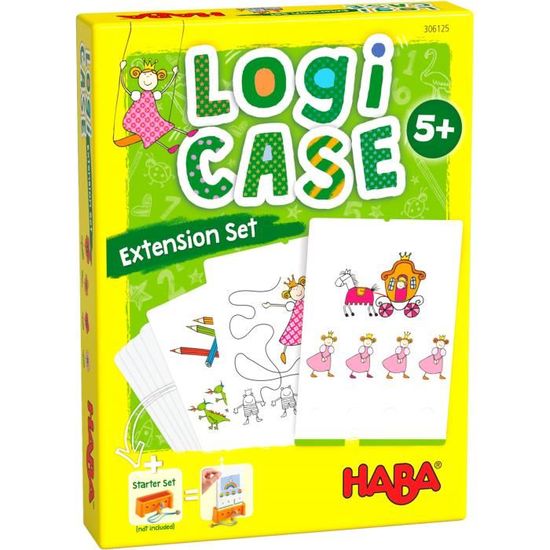 HABA - LogiCASE Extension Princesses - Jeu d'énigmes pour enfants de 5 ans et plus