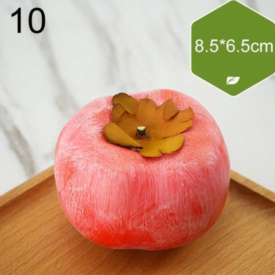 2 Branches Citron Artificiel 80cm - Faux Citronnier En Mousse Pour Décoration Maison Et Jardin