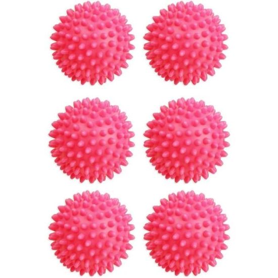 CWOQOCW AbsorbaBall Lot De 6 – Balles Éponge Réutilisables Anti-Écume Baignoire Spa Évier Cuisine