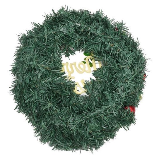 Guirlande De Noël, 30 Cm De Diamètre Décoration De Porte De Guirlande