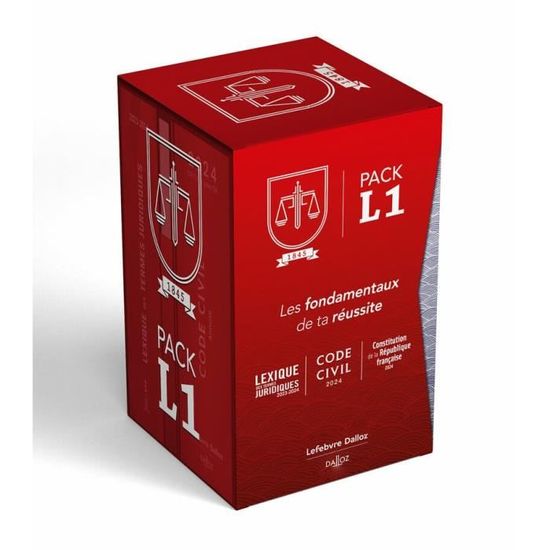 Pack L1 2024 Code civil Lexique des termes juridiques