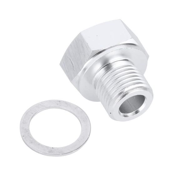 Adaptateur M12x1.5 Vers NPT 1/8 Femelle – Raccord Métrique En Alliage D'Aluminium Robuste Et Anti-Rouille