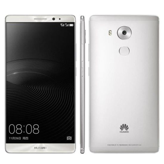HUAWEI Mate 8 Smartphone 32GB 4G Double SIM Android 6.0 Argent