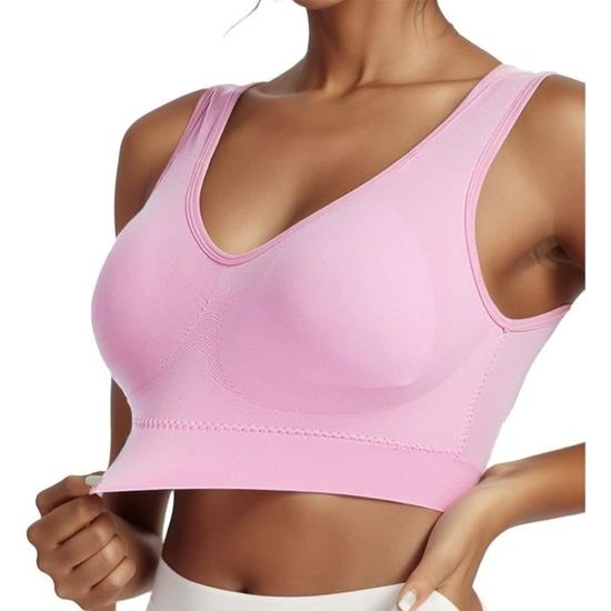 Lonya Soutien-gorge Sans Armature - Push Up Invisible Sans Couture - Confortable Yoga Daily Wear