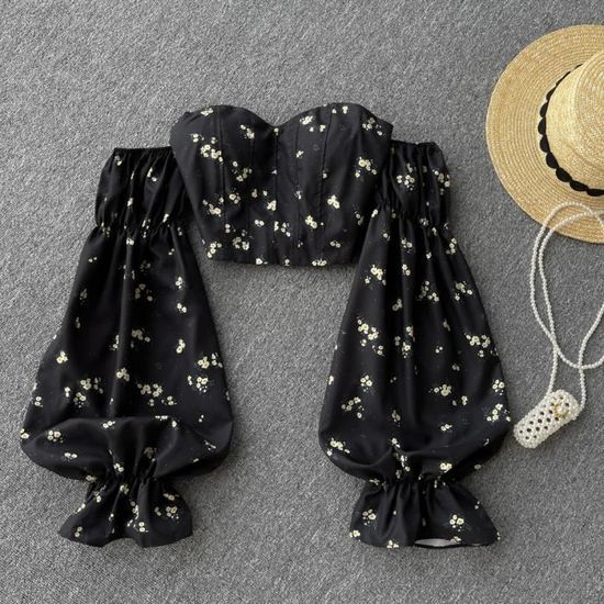 Chemisier Banana Republic épaules Froides à Fleurs - Taille XS - Neuf Avec étiquettes