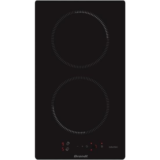 Plaque Induction Sauter SPI9544B - 3 Foyers 7400W, Grand Foyer 28cm 4000W, Fabriqué En France, Encastrement 56x49cm