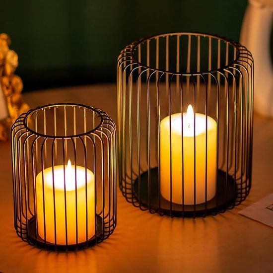 Bougeoir Chandelier Piano En Laiton – 2 Bougies – Plaque Bois – Arterameferro