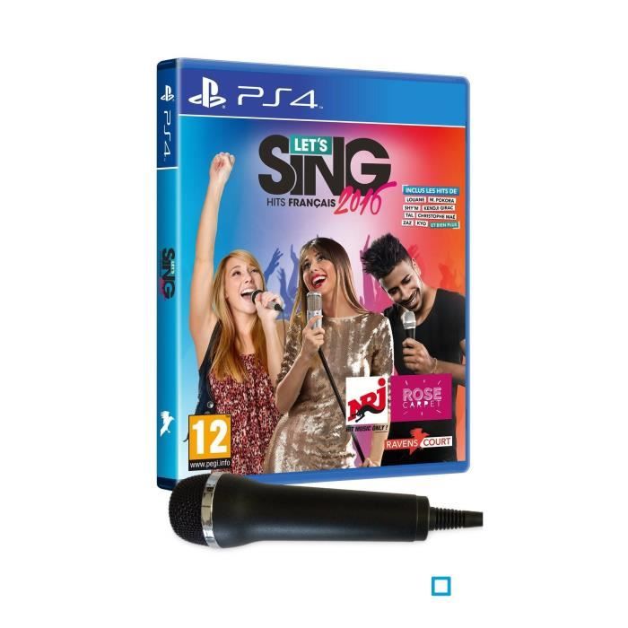 Koch Media Let'S Sing 16 Hits Français Jeu PS4 + 1 Micro