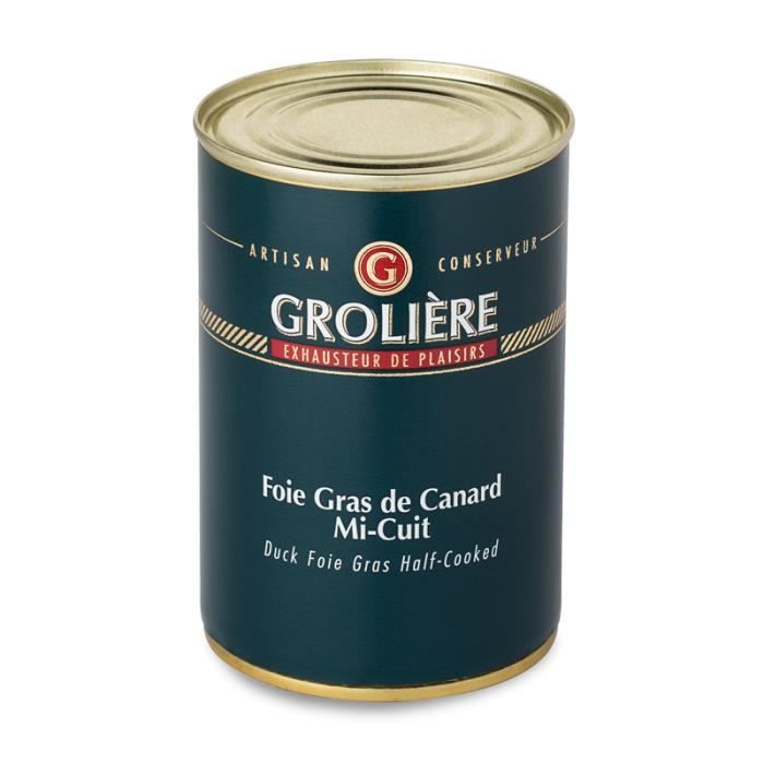 Foie Gras de Canard Mi-Cuit (Poids en gramme: 400 g)