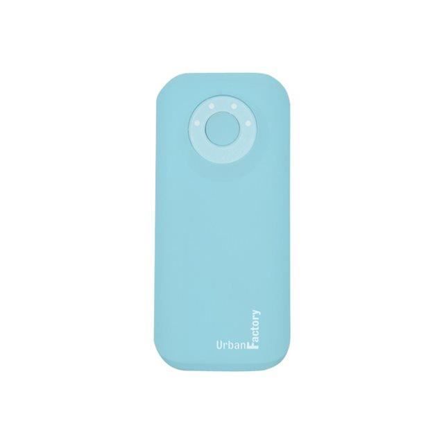 Urban Factory Batterie Externe Emergency 5600 mAh Bleu