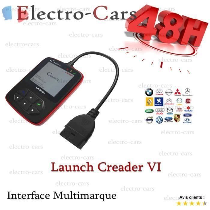 launch creader VI Interface diagnostique multimarque