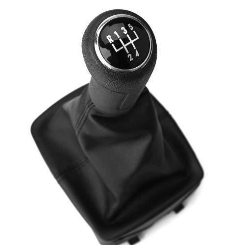 CS Soufflet Levier de Vitesse Pommeau pour Vw Volkswagen Polo Mk4 9N-9N2 Annee 2002-2009 Noir - CSCYD821D2246