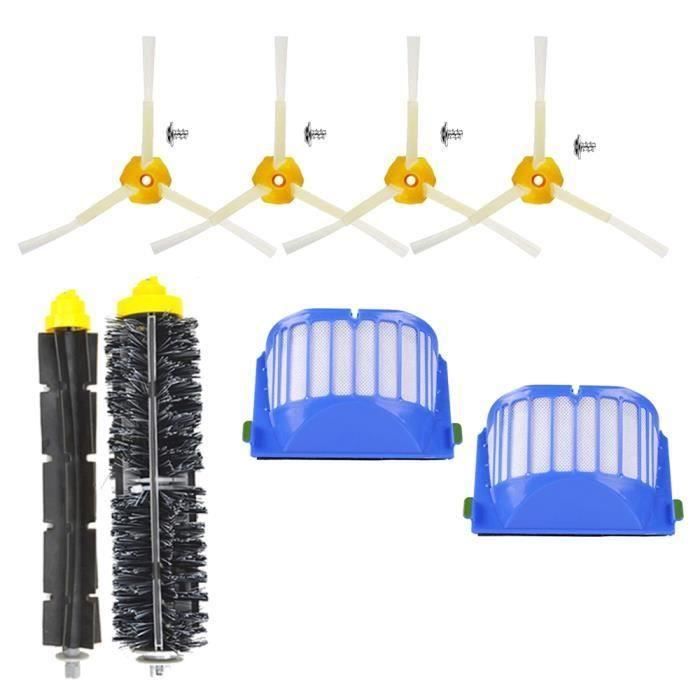 Unny 12pcs Kit Pièces accessoires Pour iRobot Roomba 600 Series 605 610 615 616 620 625 630 631 632 639 650 651 660 670 680 681