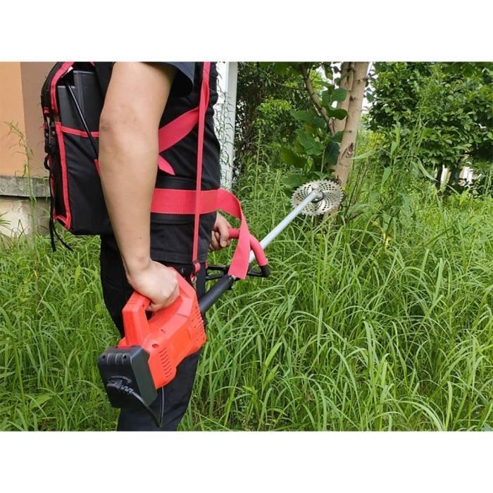 CISAilles A GAZONeacutebroussailleuse Tondeuse agrave Gazon Harnais Main eacutelectromeacutenager Tondeuse Rechargeable 48V eacu1042