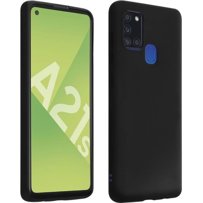 Coque Samsung Galaxy A21s Silicone Gel Flexible Ultra-fine et Légère - Noir