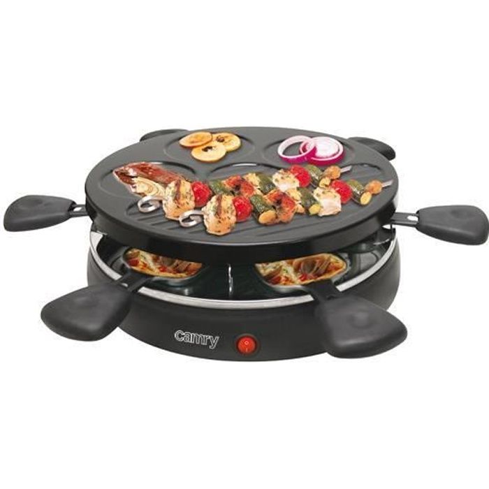 CR 6606 Grill Raclette 1200 W 6 personnes