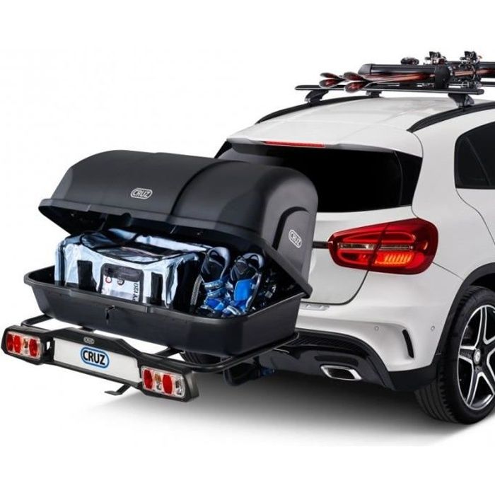 Plateforme + Coffre sur attelage 400L - 50 Kgs charge - Cruz Rear Cargo Basic + Apex 400NT