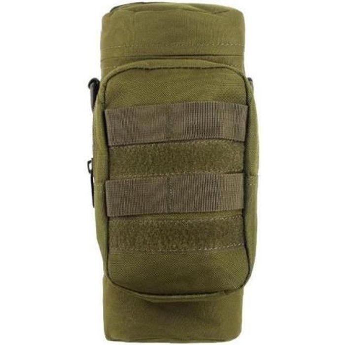 Sac tactique extérieur ajustable tactique eau bouteille pochette pliable molle eau porte-bouteille support support vert