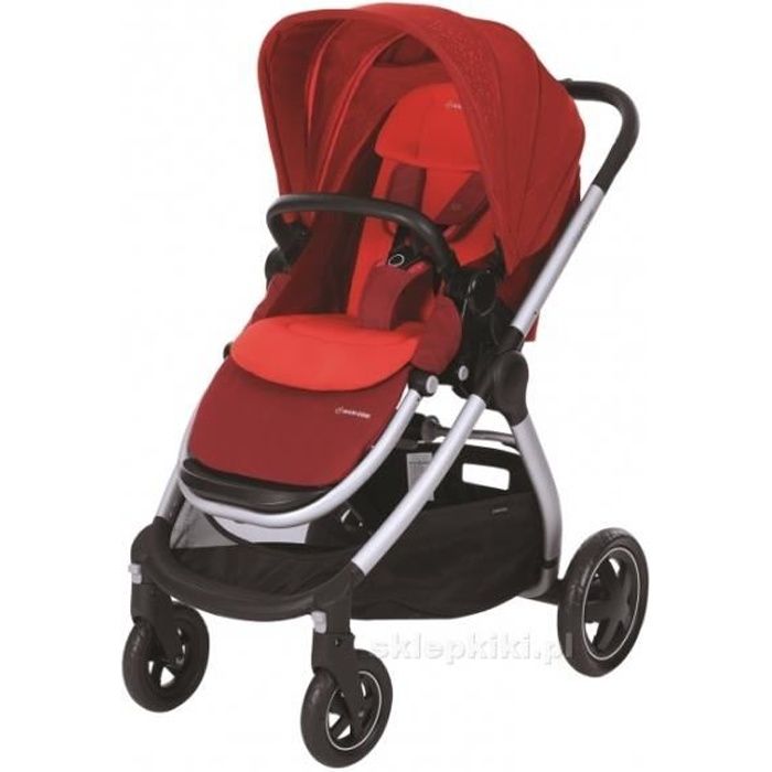 MAXI-COSI poussette citadine Adorra, de la naissance à 4 ans, Vivid Red