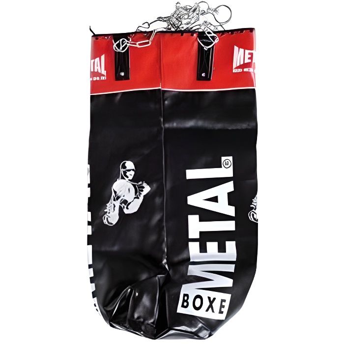 -Sac de frappe VIDE Métal Boxe (100 à 180cm)-150 cm-Noir/Rouge-150 cm--150 cm-Noir/Rouge--------------Noir/Rouge-150 cm 150 cm