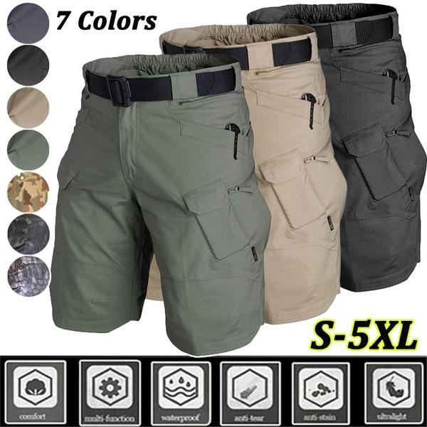 Pantalon d'armée tactique d'été pour hommes à l'extérieur des sports de randonnée Shorts multi-poches S-3XL