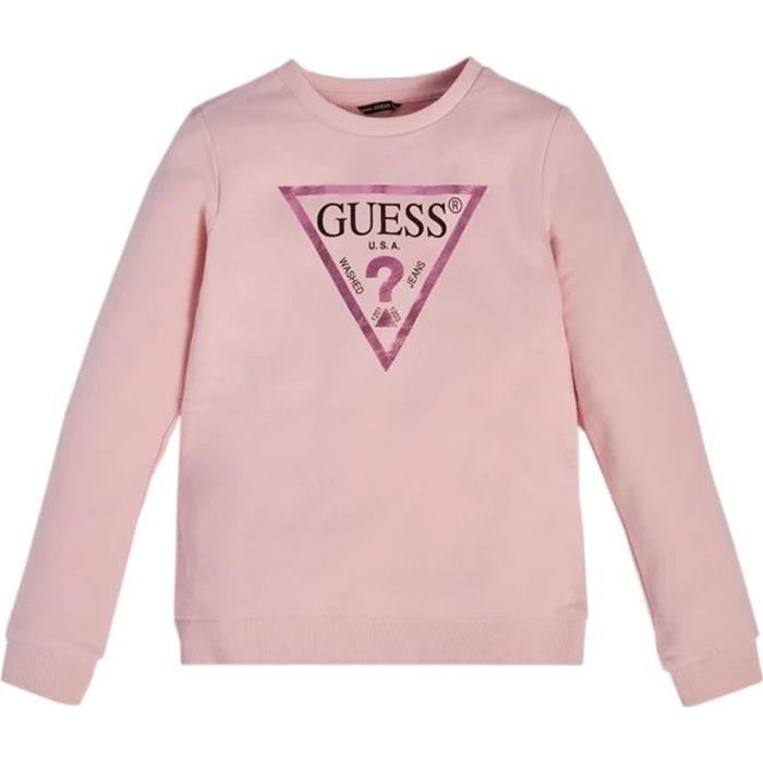 Sweat Rose Fille Guess