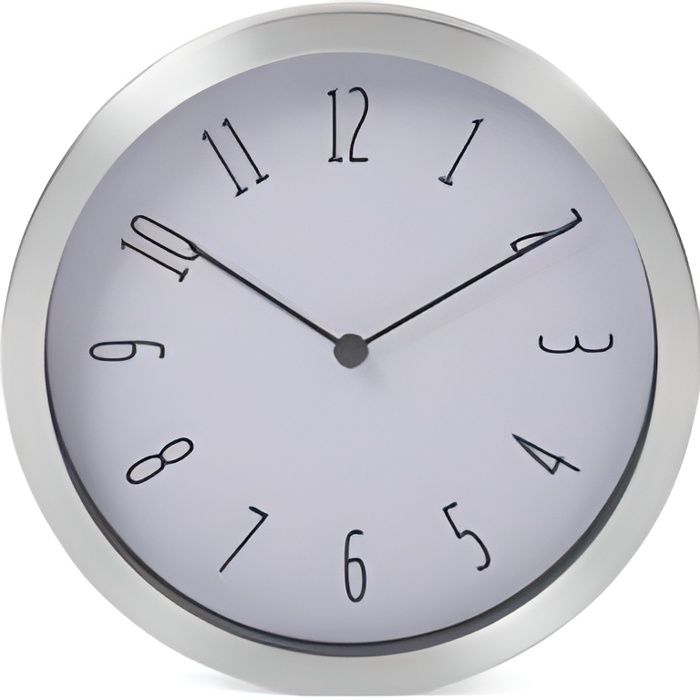 Horloge murale en aluminium - à_ 20 cm