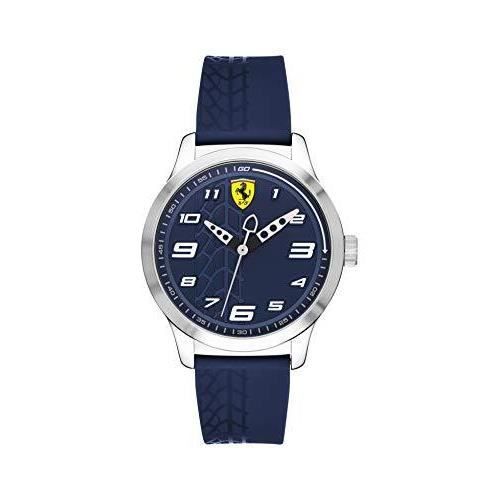Scuderia Ferrari Mixte Enfant Analogique Quartz Montre avec bracelet en Silicone - 840020