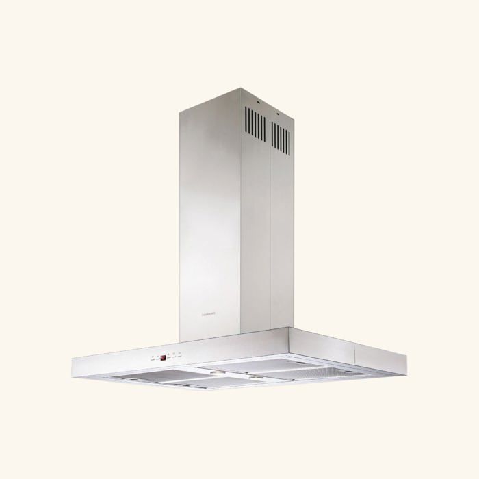 Hotte cuisine en îlot Silverline TALLIA inox 90 cm Cuisissimo
