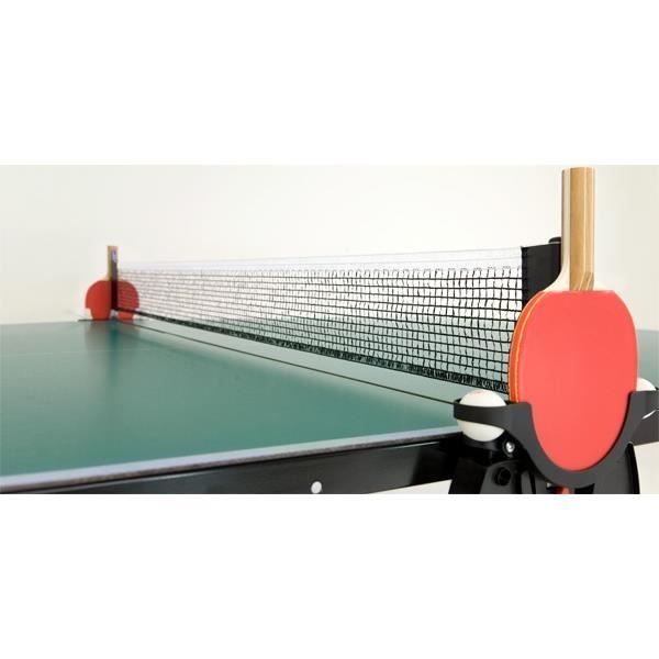 filet de tennis de table Basic stationär neutre 180 cm noir